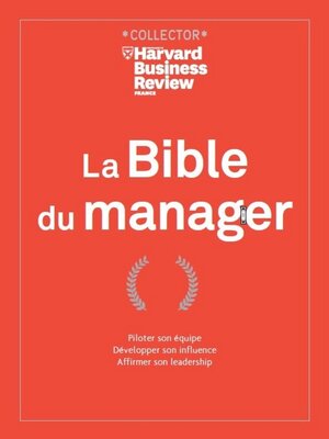 cover image of La Bible du manager